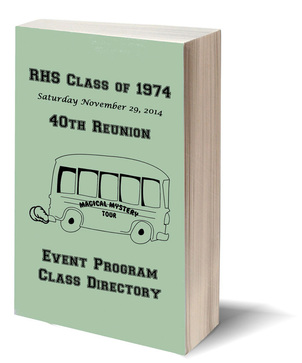 RHS 1974 40TH Reunion Program Cover